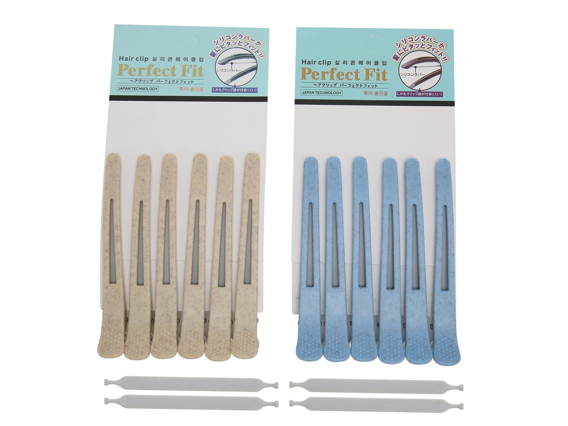 2026 12 Clips de Penteado para Seccionar e Posicionar, Grampos para Cabelo de Cor Azul Cinza, Uso em Casa e Salão