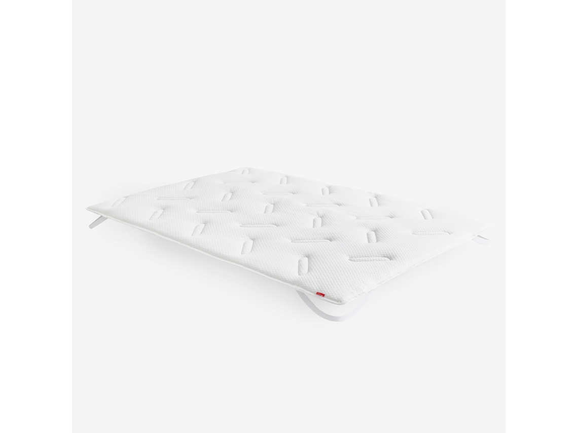 Topper Visco + Fibra PIKOLIN Conforto Ergonómico E Transpirável (160 X 200cm - 3cm)