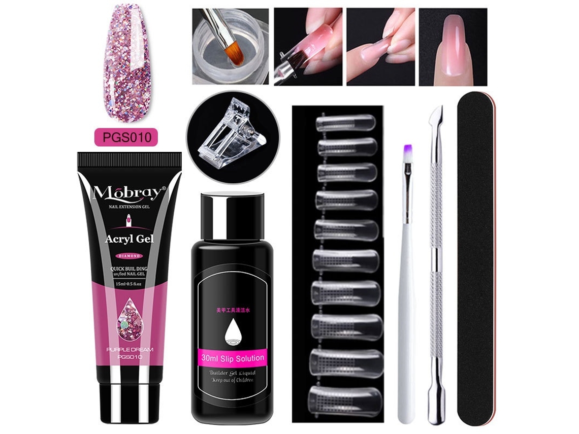 Lurelia Gel Para Alongamento De Unhas 7 Peças Ref. Pgs010