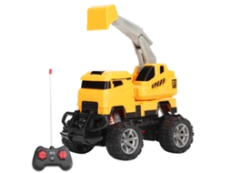 Primerox carro de Controle Remoto Escavadeira 1:43 Veículo Elétrico de Construção para Crianças