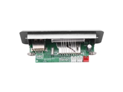 Placa decodificadora MP3 DC 5V USB TF com rádio, display LED vermelho e controle remoto