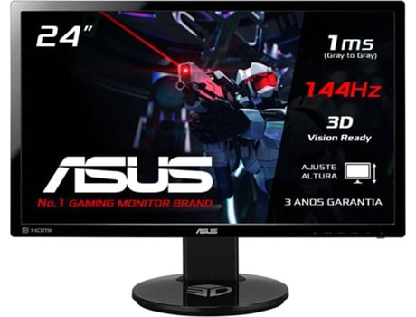 Monitor Gaming ASUS VG248QE (24'' - 1 ms - 144 Hz) — LED | Resolução: 1920x1080