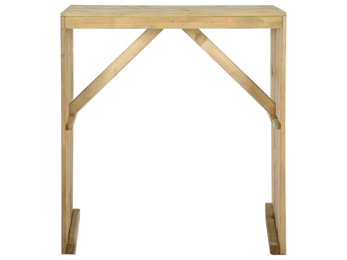 Maison Exclusive - Mesa De Bar 100x60x110 Cm Pinho Impregnado