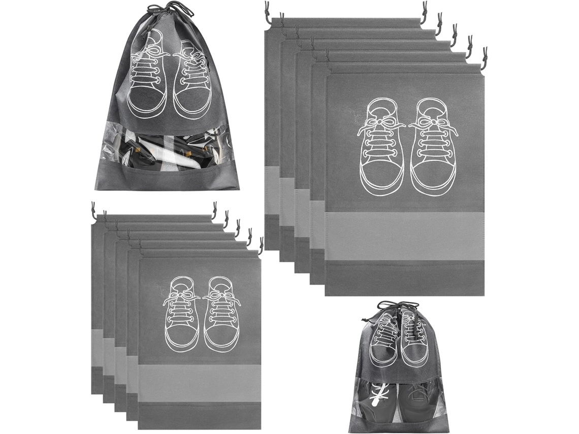 Conjunto de 16 capas de silicone para rodas de mala, preto BRILVIBERA