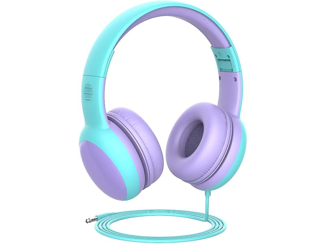 Fones De Ouvido Infantis Com Orelhas Roxas Decorativas Ly Ebike