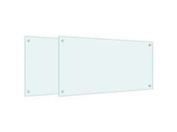 Kitchen Backsplash, Kitchen Backsplashes Vidaxl Branco Vidro (80 X 40 X 0.6 Cm)