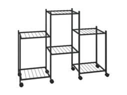 Flower Stand, Flower Stands Vidaxl Preto Ferro (n/a)