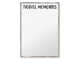 Magnetic Board For Wall Travel Memories For The Bedroom Espelharte (70x100 Cm)
