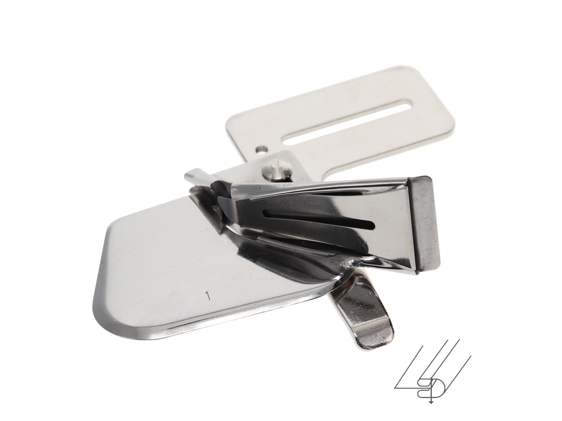 Coladeira de Bordas Dupla Inclinada A9 1" - Entrada de 26 mm (1") - Saída de 12 mm (1/2")