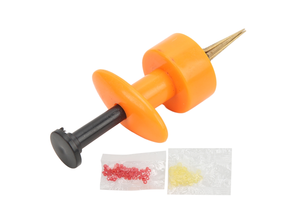 Red Worm Clamp Bait Applicator, Red Worm Earthworm Live Maggot Hook, Convenient Live Bait Clamp
