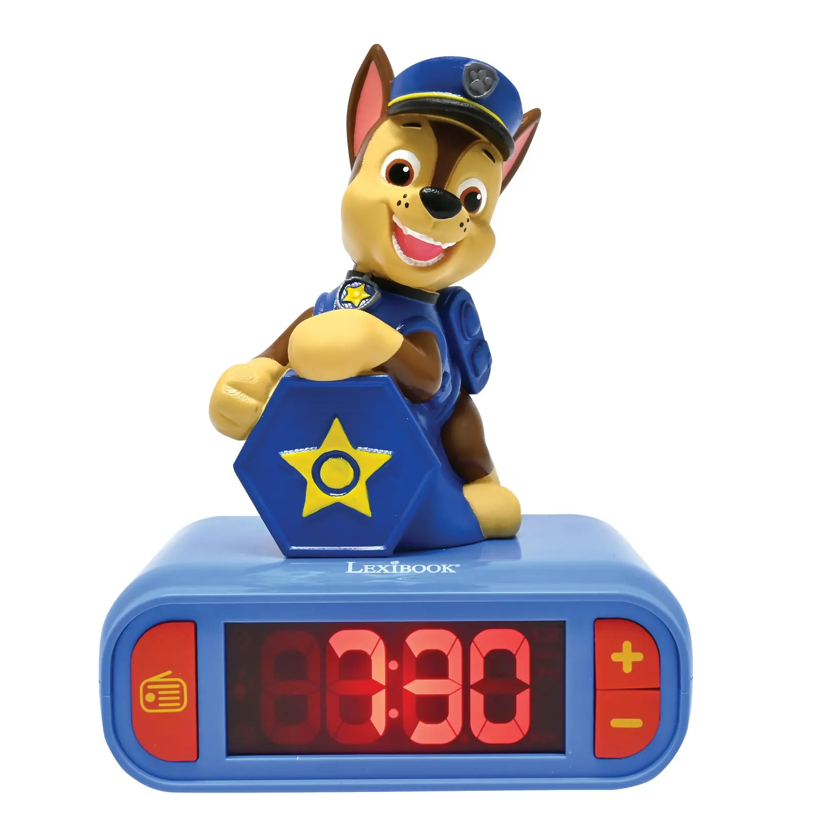 Despertador Com Luz Noturna Paw Patrol Chase Em 3d