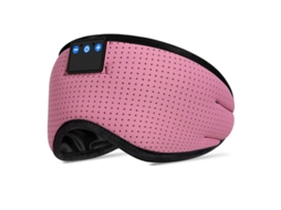 Faixa de Cabeça Bluetooth JIAPEI para Dormir e Esporte com 14h de Bateria (rosa)