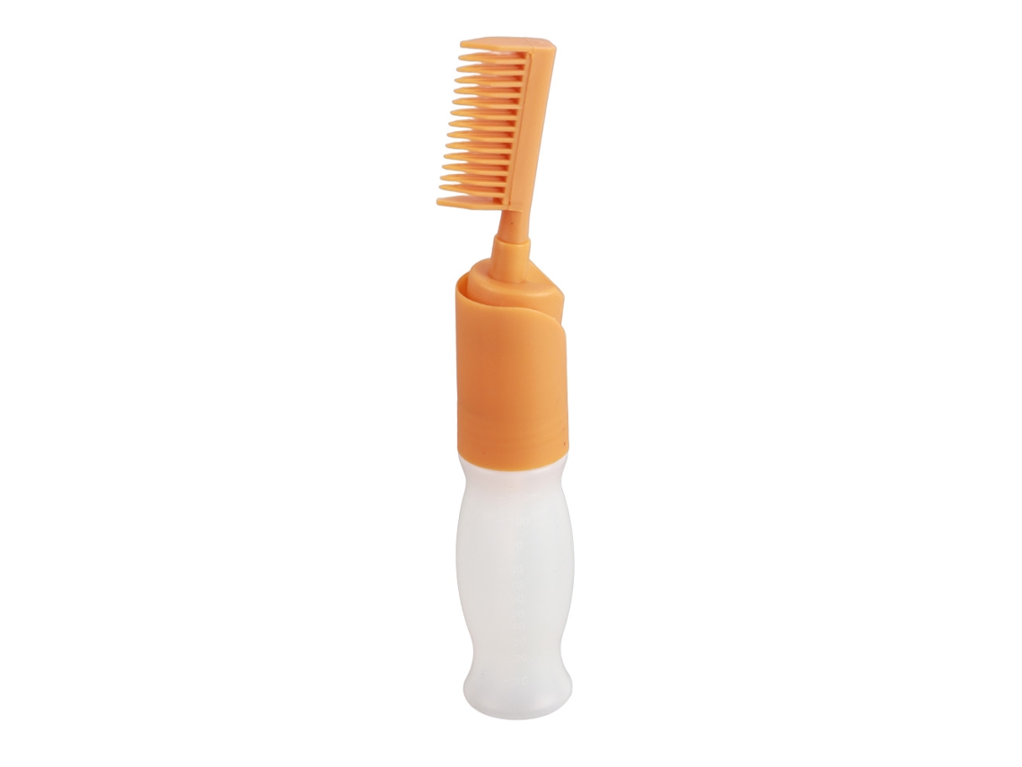 2026 botella Aplicadora de Tinte para Cabello com Pente e Escala Graduda 110ml para Tratamento Capilar em Casa Ou Cabeleireiro