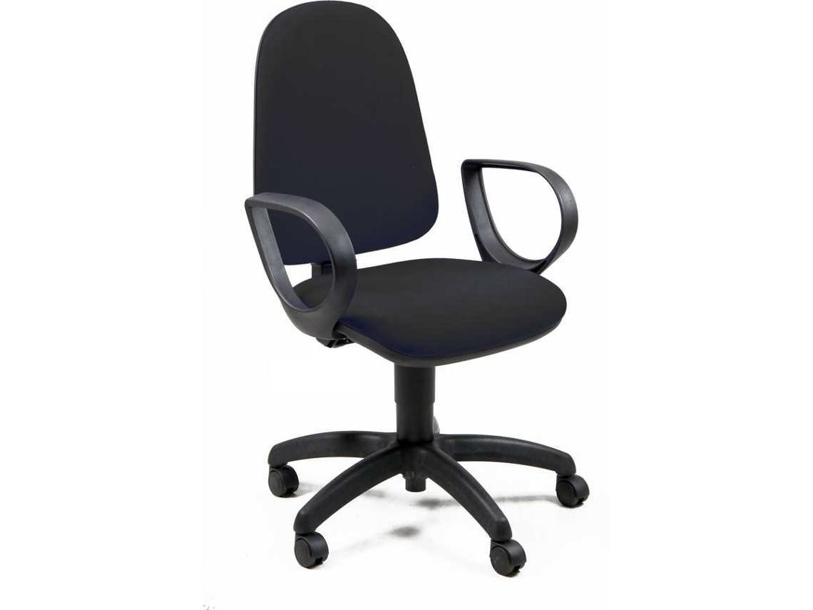 Cadeira de Escritório Executiva UNIST CP JusB Preto (Braços Fixos - Forrado)