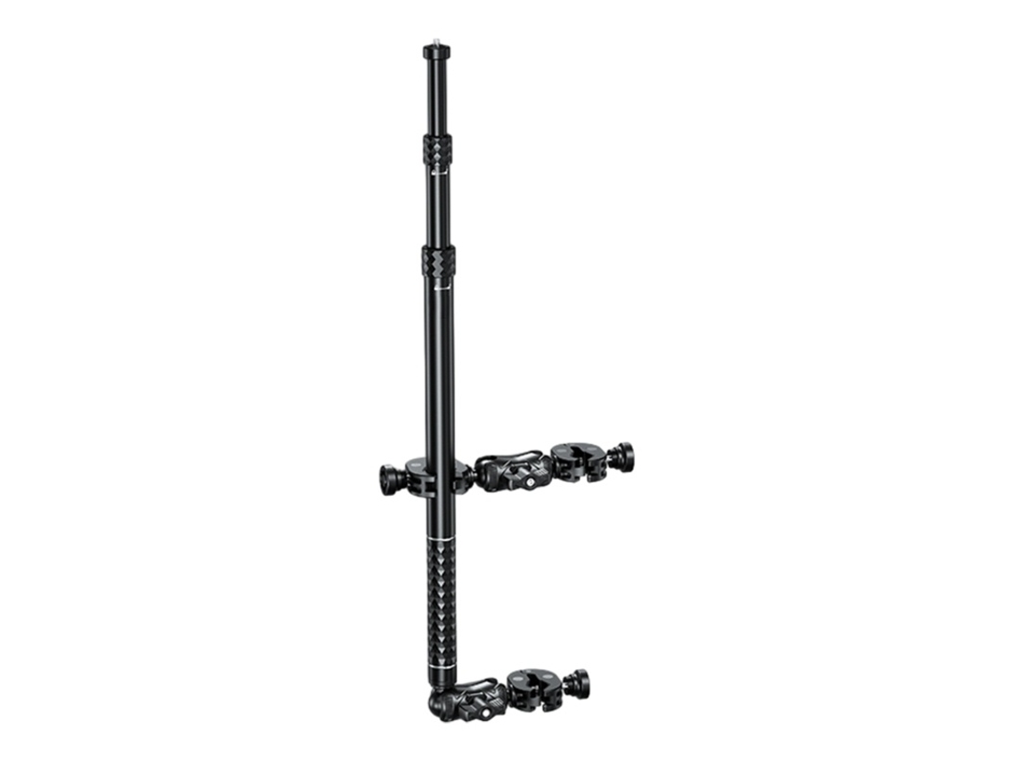 Lurelia Suporte De Guiador Para Bicicleta E Motociclo, Para Câmara De Ação, Rotação 360°, Rosca 1/4", Em Liga De Alumínio