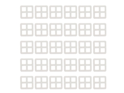 Mali 30 Pcs Janela em Madeira Miniatura 1:12 para Casinha de Bonecas Decoração Diy 4x4cm Branco