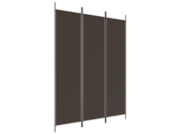 Room Divider, Room Dividers Vidaxl Marrom Tecido (150 X 200 Cm)