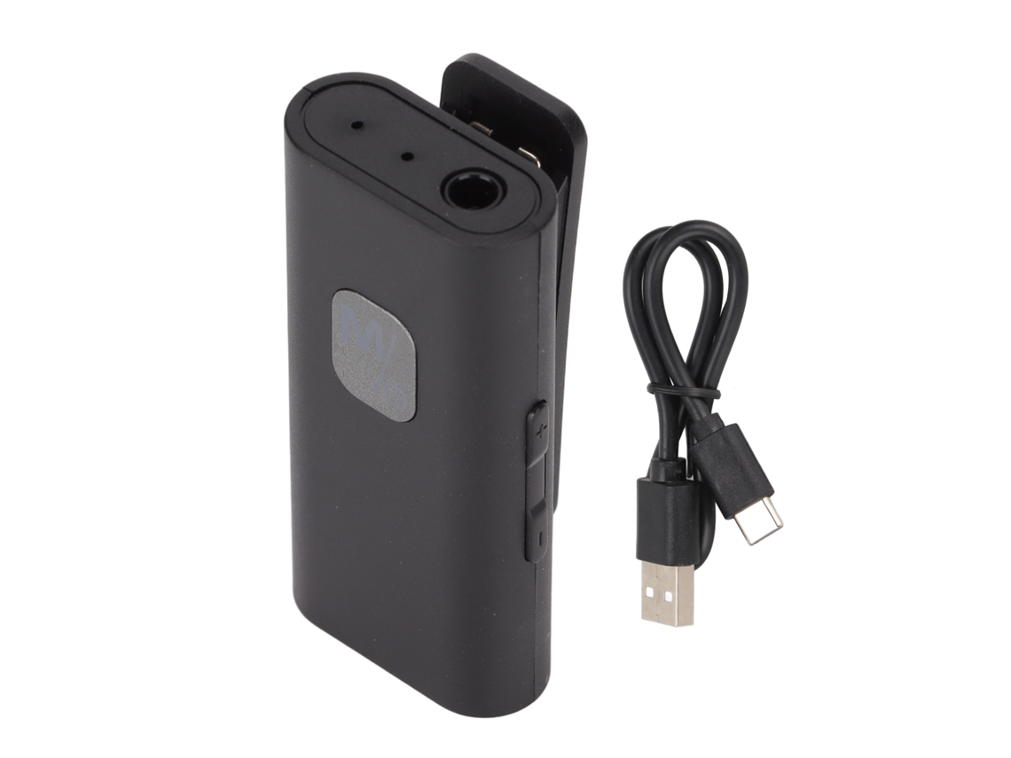 Receptor Sem Fio Bluetooth Conversor de Áudio e Chamada 3.5mm com Bateria Interna Enviado EOOCOO