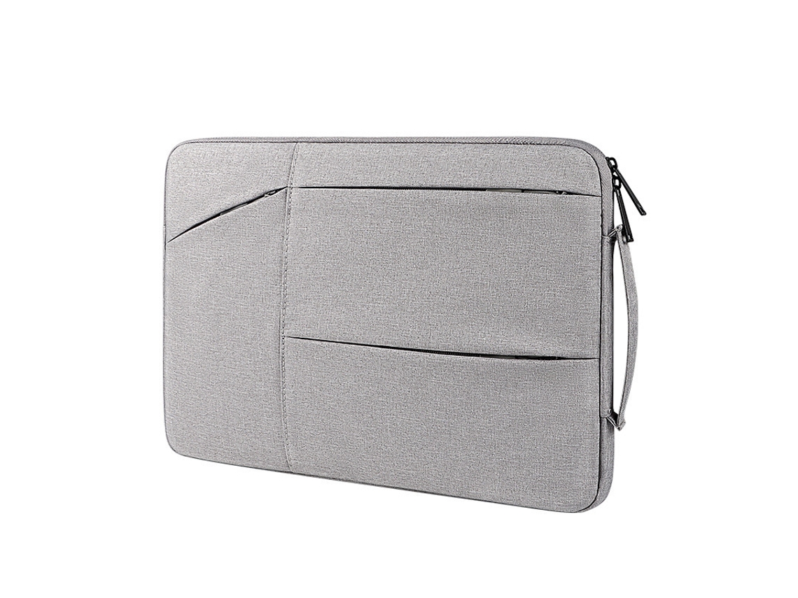 Bolsa Impermeável Para Notebooks De 14,1 A 15,4 Polegadas - Cinza Claro
