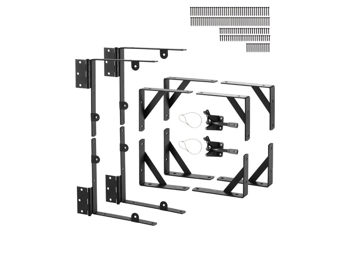 Conjunto De Reforço De Cantos Para Portões Com Suportes Anti Queda E Estrutura Antiflexão Tekmaquinas