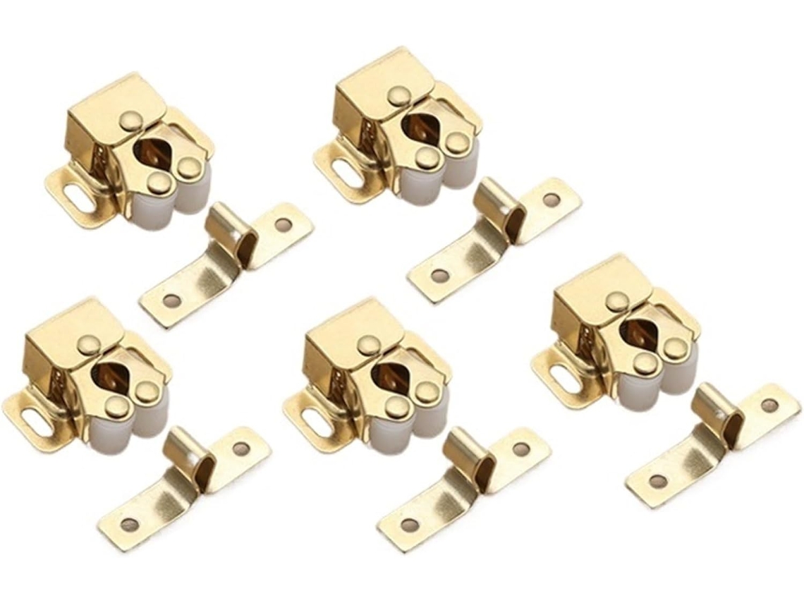 Conjunto De 5 Peças Fechos Magnéticos Armários E Portas, Com Amortecedores Fechamento De Portas Guarda Roupas