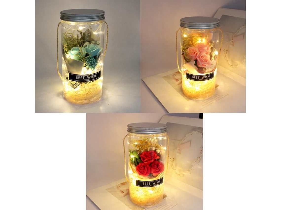 Luminária Noturna Led, Formato De Rosa, Para Quarto, Cabeceira, Sala De Estar E Ambiente Acolhedor