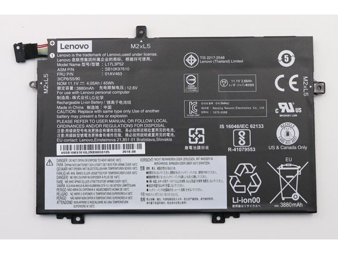 Battery Internal 3c 45wh Li Lenovo