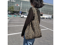 1 Unidade de Sacola de Compras Feminina Grande, Dobrável e Reutilizável, Ecológica, para Guardar e Transportar. GOKOCO
