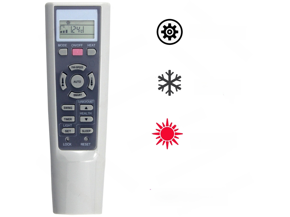 Controle Remoto de Ar Condicionado HENTEN HOME para Haier Yr w08