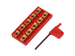Laxiscreed 10 Peças De Inserts Apmt1604pder Dp5320 Para Fresagem E Torneamento Cnc
