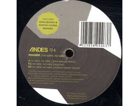 Vinil No Sabe, No Sabe Andes Music