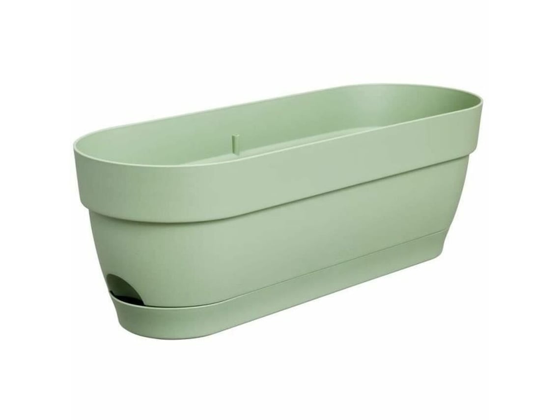 Floreira Elho 50 Cm Retangular Verde Plástico