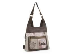 Mochila feminina LOIS Virginia taupe