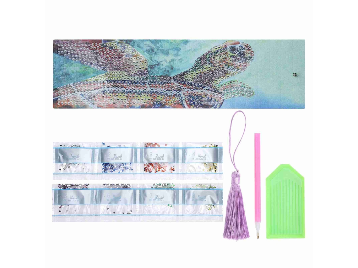 Marca página Tartaruga Diy Diamond Painting Aa387