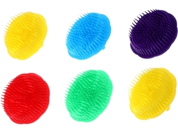 Escovas De Cabelo Leves Happyyami Para Limpeza Profunda E Estimulação Do Couro Cabeludo, 12 Unidades Com Presilha De