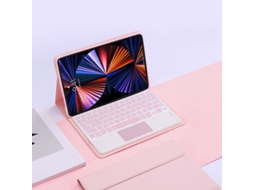 Capa Teclado Touch para Lenovo Idea Tab Pro 12.7 Polegadas com Retroiluminação RGB, Rosa GERTIZ (2025)