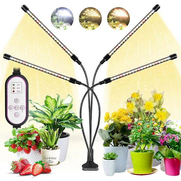 Lâmpada De Cultivo, Lâmpadas De Cultivo Para Plantas De Interior, Lâmpada De Cultivo Led De 80 Leds, Espectro Completo De 660 Nm, Aquaforge