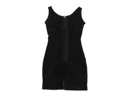 Body Modelador Com Gancho Aberto Cintura E Bumbum, Corset Emagrecedor, Body Com Suporte Para Seios, Preto Kofihety