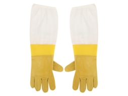 Guantes Antipicadura De Abelhas Com Mangas Longas Transpiraveis E Punho Elástico Para Apicultores Ferramenta Protetora (xl)