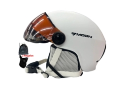 Capacete E Óculos De Esqui (branco Tamanho P) Para Esportes Ao Ar Livre, Como Esqui E Snowboard.