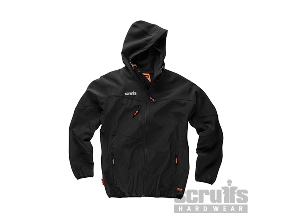SCRUFFS T54854 Chaqueta Worker Softshell Color Negro
