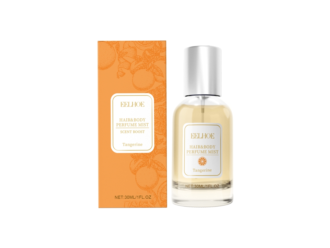 Spray de Perfume Corporal LAXISCREED de Laranja, Aroma Refrescante para Cabelo e Pele