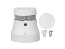 Detector de Fumo Inteligente com Botão de Auto verificação para Tuya Zigbee Alarme de Incêndio Abs | S/MARCA