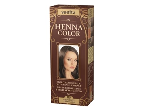 Henna Color Balsam De Cor Com Extrato De Hena Tonalidade Chocolate, 75ml Venita