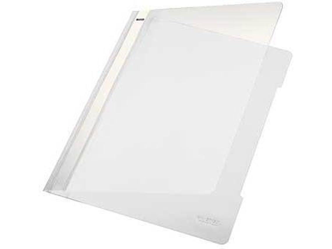 Classificador LEITZ Capa Transparente Branco (25 un - Plástico)