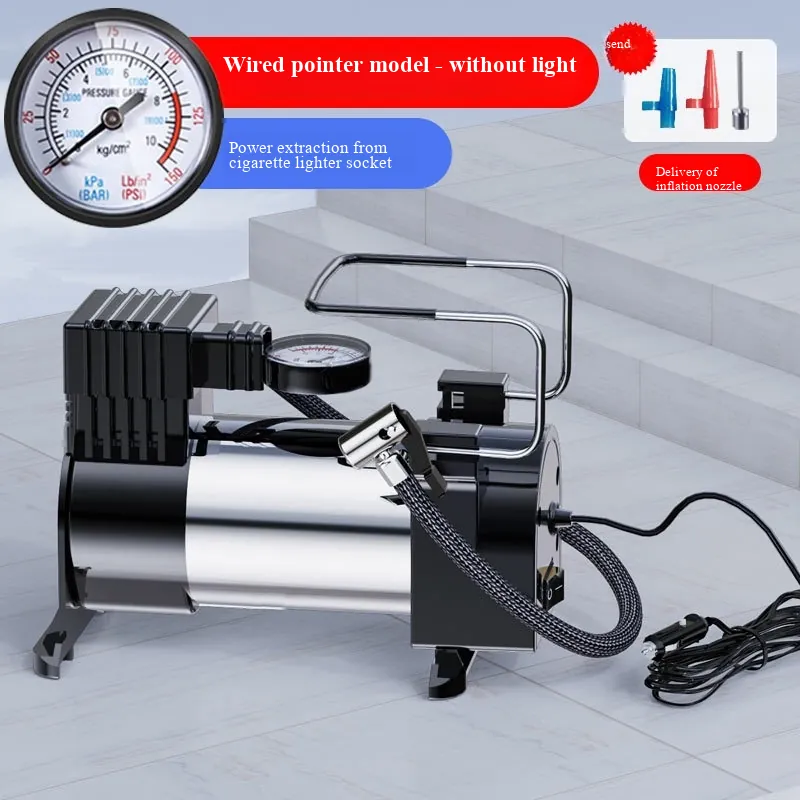 Bomba de Ar com Ponteiro de Metal Monocilíndrico 12v AOZORZ