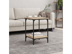 Vidaxl Mesa De Centro 40x40x55 Cm Derivados De Madeira Carvalho Sonoma
