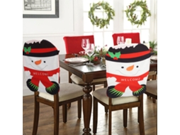 Pack de 4 bonecos de Natal com boneco de neve em estilo clássico LAXISCREED