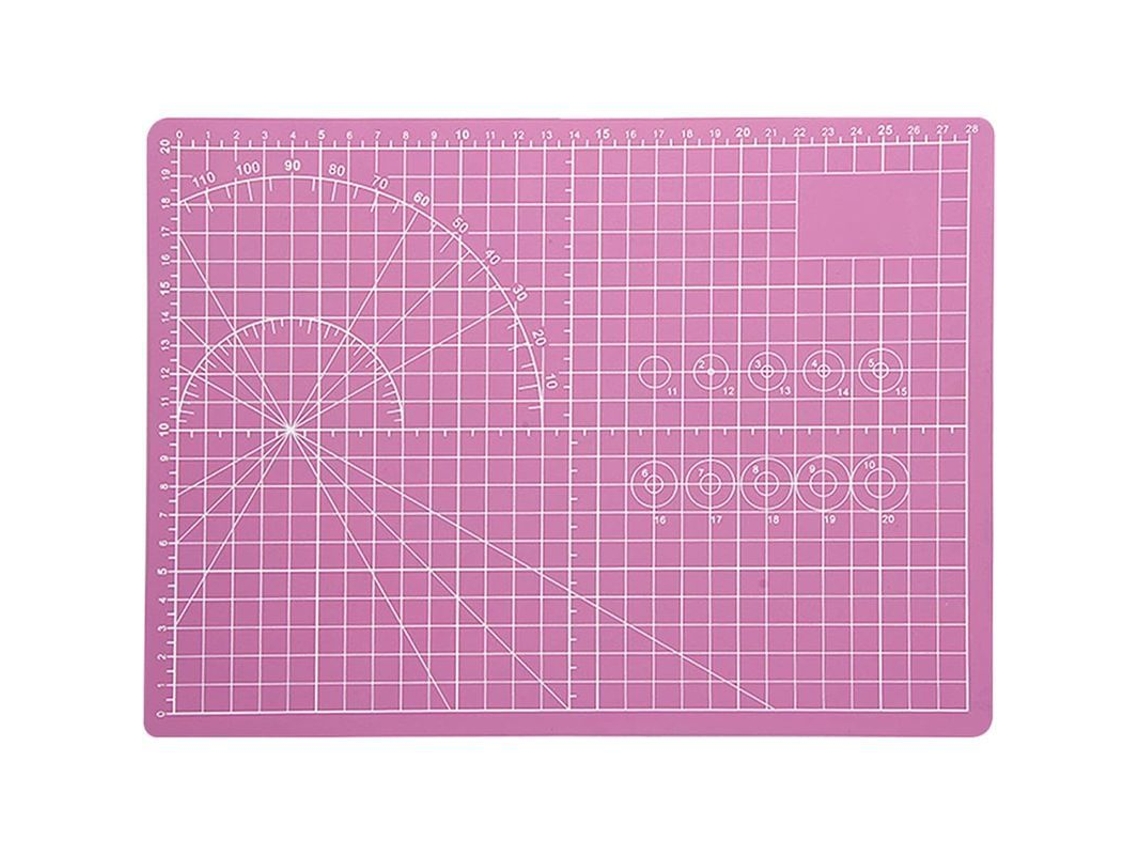 Tapete de Corte Auto, Rosa, Costura, Patchwork, Artesanato, Linhas de Grade