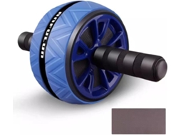 Roda Abdominal E Joelheiras, Equipamento Para Treinamento De Força Abdominal E Do Core, Azul Panoona